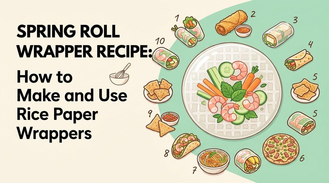 Spring Roll Wrapper Recipe: How to Make and Use Rice Paper Wrappers